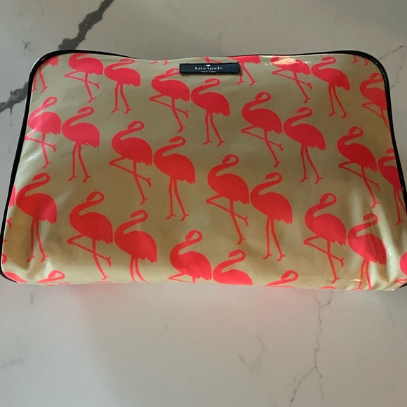 kate spade Handbags - Kate Spade Flamingo Cosmetics Bag